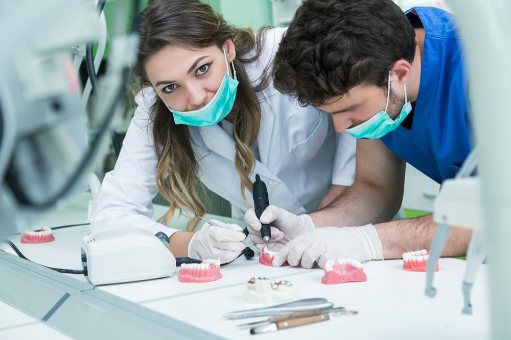 Dental laboratory for the manufacture of custom-made dental appliances