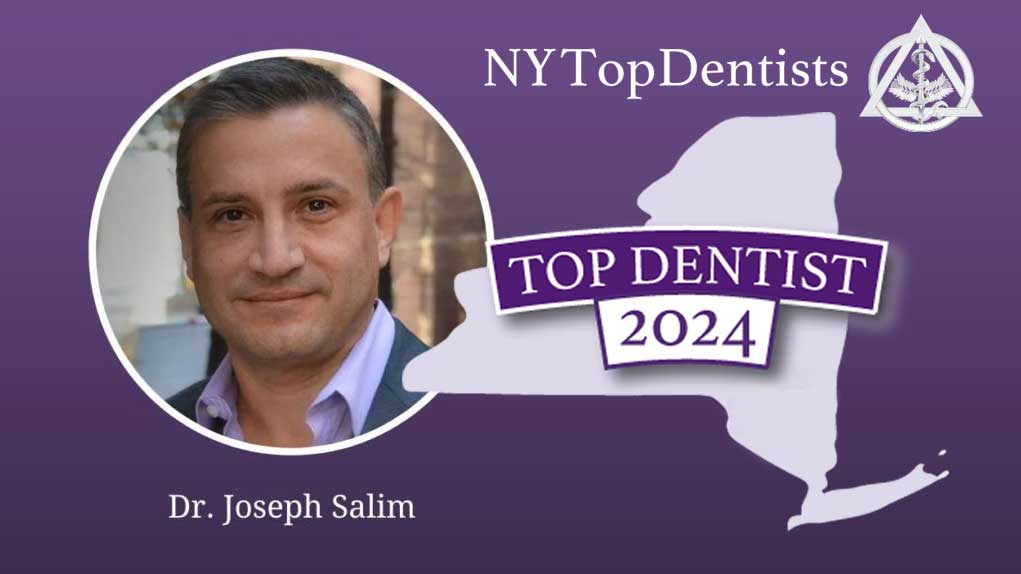 Badge of NY Top Dentist 2024 for Dr. Joseph Salim